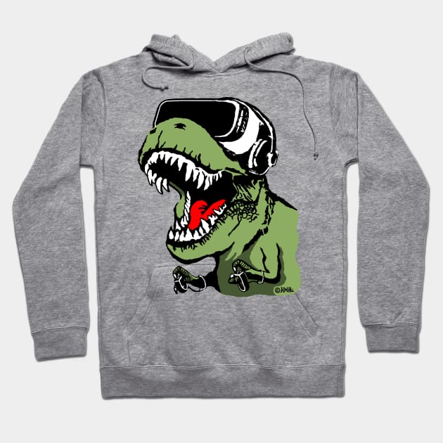 VR Trex Hoodie by NewSignCreation